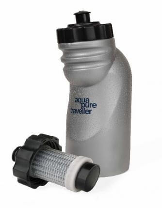 aqua pure traveller water bottle filter reviews