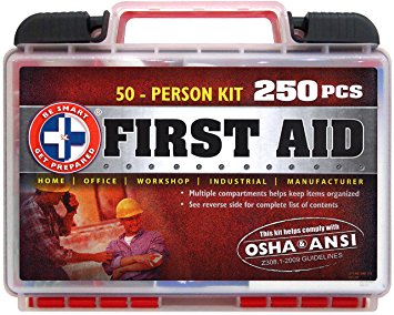 Be Smart Get Prepared 250 Piece First Aid Kit