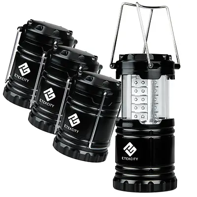 etekcity 4 pack portable outdoor led camping lantern