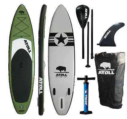 atoll inflatable paddle board