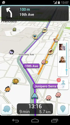 Waze Mode (Navi auto run)