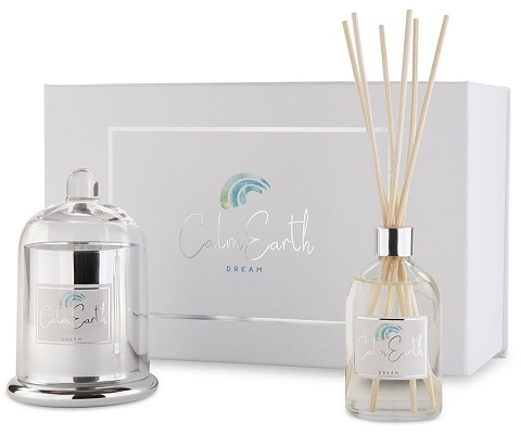 Aromatherapy Candle and Reed Diffuser Set