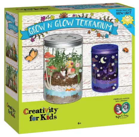 Creativity for Kids Grow 'n Glow Terrarium - Science Kit for Kids