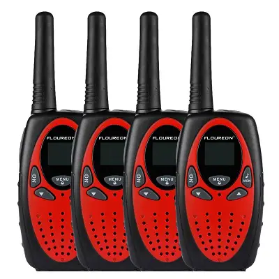 Floureon 4 Packs 22-Channel FRS/GMRS Two Way Radios