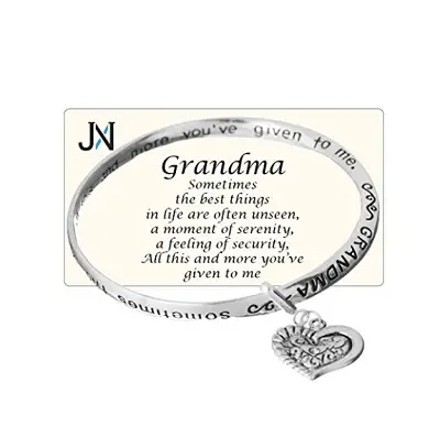 Grandma Love Heart Charm Bracelet