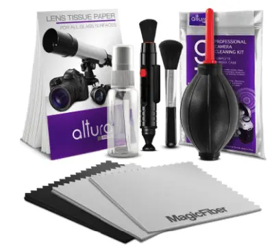 Altura Photo Professional Cleaning Kit for DSLR Cameras and Sensitive Electronics Bundle with Refillable Spray Bottle