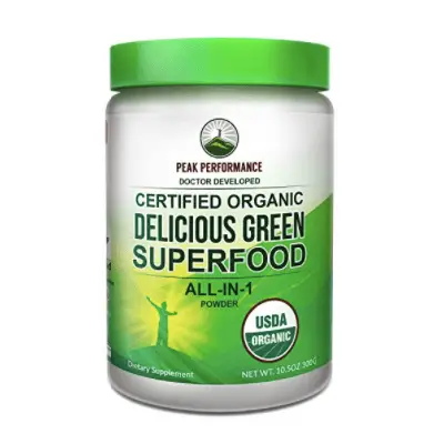Peak Performance Organic Greens Superfood Powder
