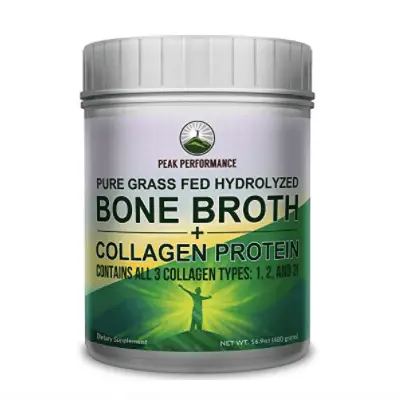 Peak Performance’s Hydrolyzed Bone Broth And Collagen Protein Peptides Powder