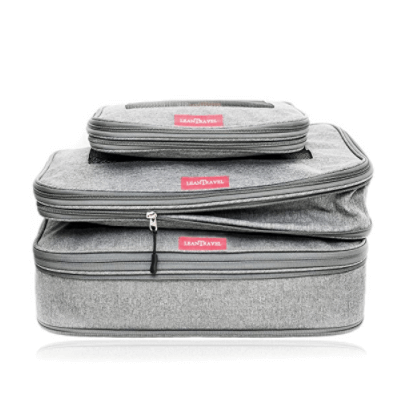 LeanTravel Compression Packing Cubes Luggage