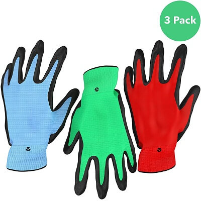 Vremi Heavy Duty Gardening Gloves