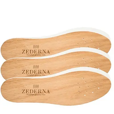 ZEDERNA Cedar Wood Shoe Insoles