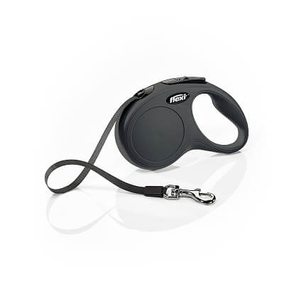 Flexi Design Retactable Dog Leash in Black