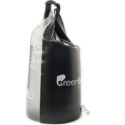 Green Elephant 2-in-1 Solar Shower & Dry Bag 5-Gallon Portable Shower
