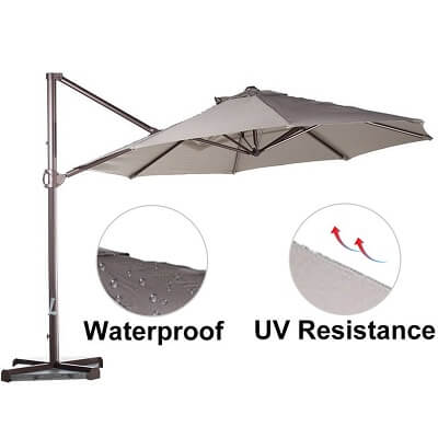 Abba Patio 11 Ft Offset Patio Umbrella