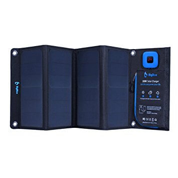 BigBlue Solar Charger, 28W Solar Panel 