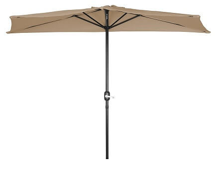 Trademark Innovations Patio Half Umbrella
