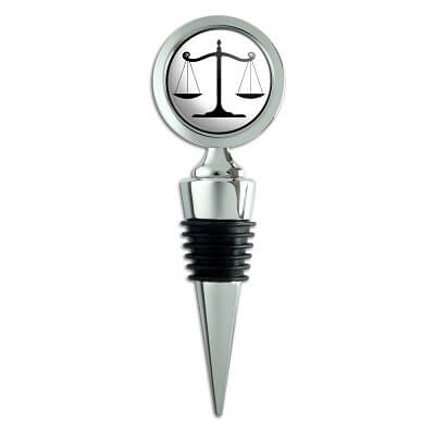Justice Wine Bottle Stopper