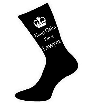 Keep Calm I’m a Lawyer Socks