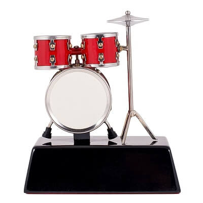Red Drum Set Music Miniature