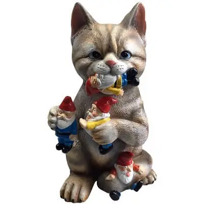 Mischievous Cat Figurine