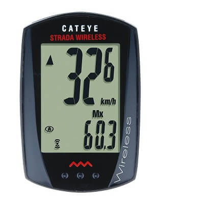 CAT EYE - Strada Wireless Bike Computer, Black