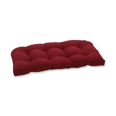 Pillow Perfect Wicker Loveseat