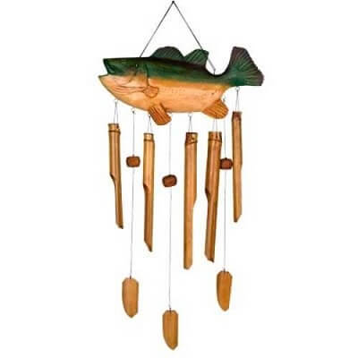 Woodstock Asli Arts Bass Fish Wind Chime