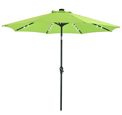 Patio Watcher 9 FT Patio Umbrella Powered