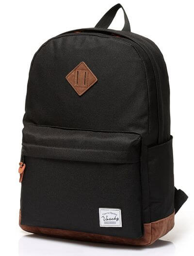 School Vaschy Unisex Classic Lightweight Water-resistant Backpack
