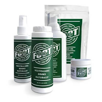 FOOT SENSE All Natural Smelly Foot & Shoe Powder