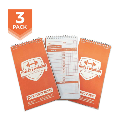 Portage Fitness and Workout Notebook