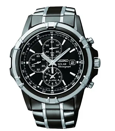 Seiko Men's Two-Tone Chronograph Solar Dress Watch