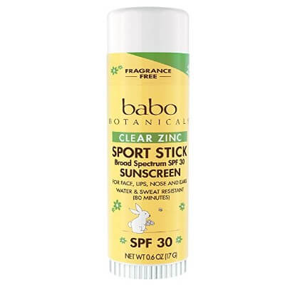 Babo Botanicals Clear Zinc Sport Stick