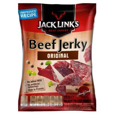 Jack Link's Meat Snacks Beef Jerky, Peppered,