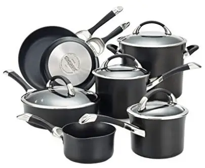 Circulon Symmetry Hard Anodized Nonstick 11-Piece Cookware Set