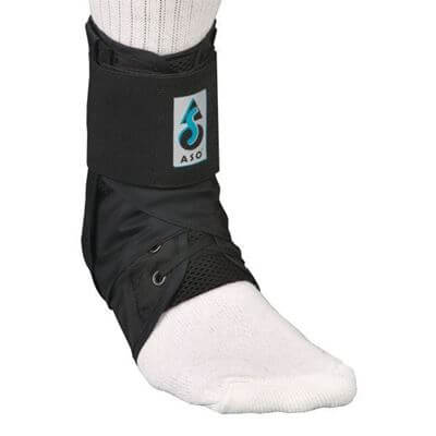 Med Spec 264014 ASO  Black Ankle brace