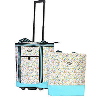 Olympia Rolling Shopper Tote and Cooler Bag Anchor