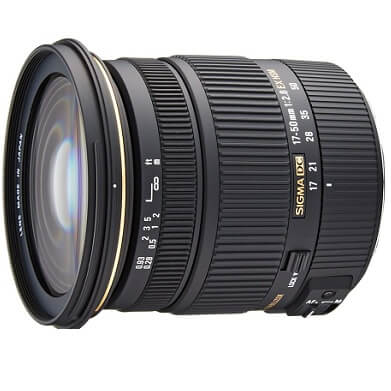 17-50mm f/2.8 Aperture Sigma Lenses
