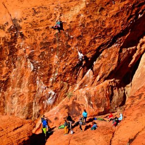 Red Rock Canyon - Climbers