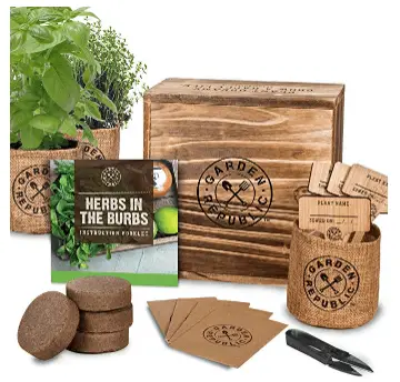 Garden Republic Indoor Herb Garden Starter Kit