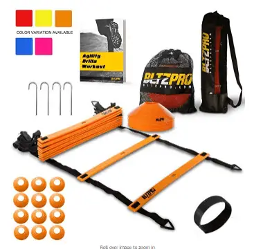 Bltzpro Agility Ladder Soccer Cones Kit
