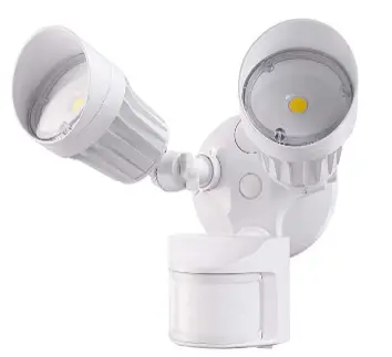 LEONLITE 2 Head LED Outdoor Security Floodlight Motion Sensor