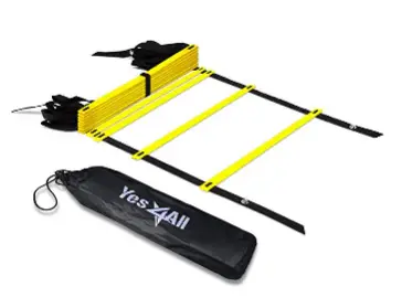 Yes4All Speed Agility Ladder with Carry Bag