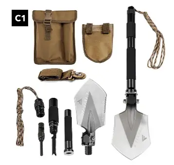 FiveJoy Military Folding Shovel Multitool