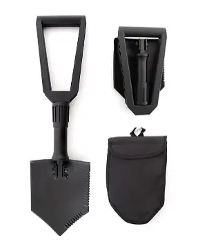 Smittybilt 2728 Matte Black Tri-Fold Shovel