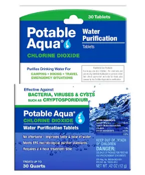 Potable Aqua Chlorine Dioxide Tablets