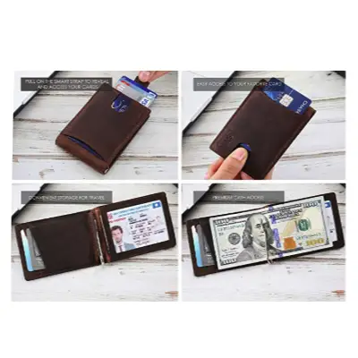 Serman Brands Leather RFID Wallets