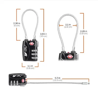 BV Luggage Travel Lock