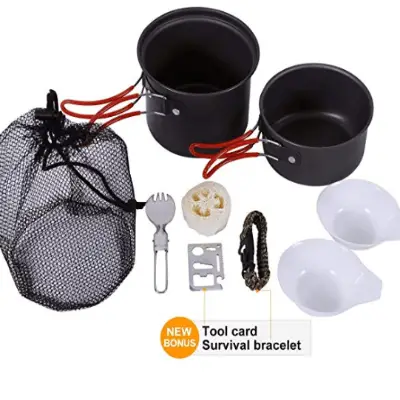 Redcamp Camping Cookware Mess Kit