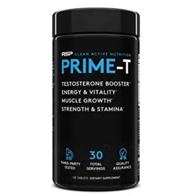 RSP Testosterone Booster for Men, Prime T